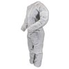 Magid Disposable Clothing, 2XL, White, SmsSMS, Zipper CVZ5-XXL
